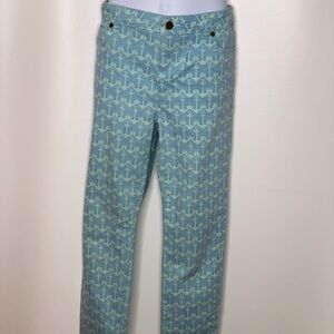 Vineyard Vines girls anchor skinny jeans Sz 16